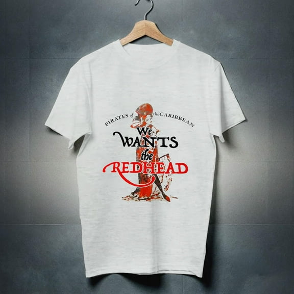 Classic Pirate Themed Graphic Shirt Featuring Redhead Design for Men and Women, Perfect Gift with Fast Delivery-TH1829