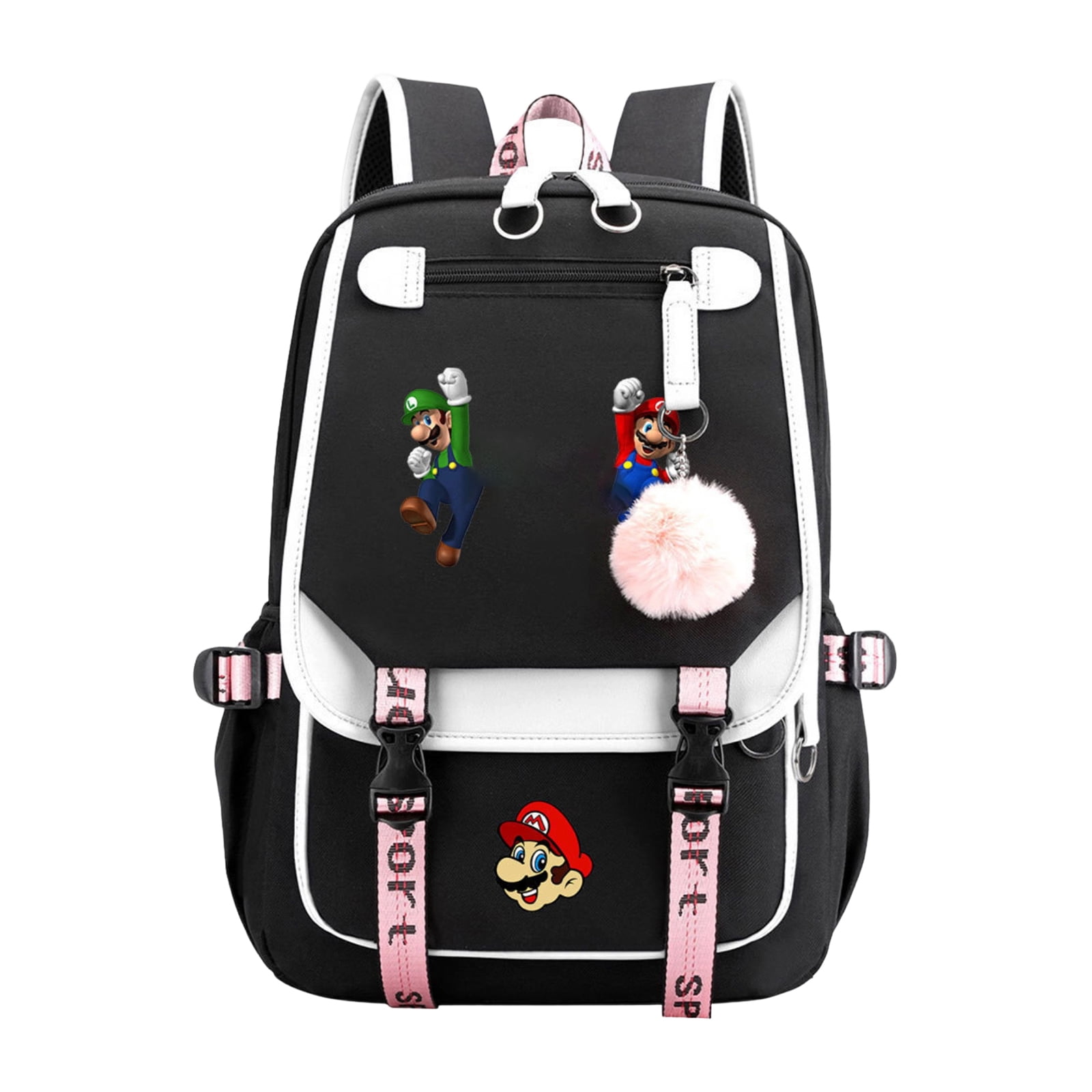 Classic Pixel Art Gaming Backpack - Large Capacity Retro Video Game ...