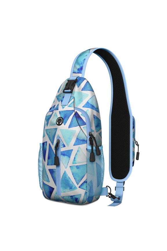 Classic Plaid Crossbody Backpack, Lightweight Anti-theft Sling Bag with Rustic Checkered Print, Adjustable Strap, Ideal for Gym, Work, and Outdoor Travel