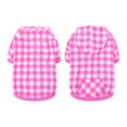 thumbnail image 1 of Classic Plaid Dog Hoodie Sweatshirt Soft Warm Hooded Pet Clothes with Pocket Daily holiday dress-up Fall Winter Apparel for Small Medium Large Dogs, 1 of 5