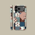 thumbnail image 1 of Classic Plaid Floral Patchwork MagSafe Case for iPhone Samsung, 1 of 5