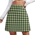 thumbnail image 1 of Classic Plaid Skirt Red And Black Vintage Mini Skirts Summer High Waist Pattern Street Sty, 1 of 7