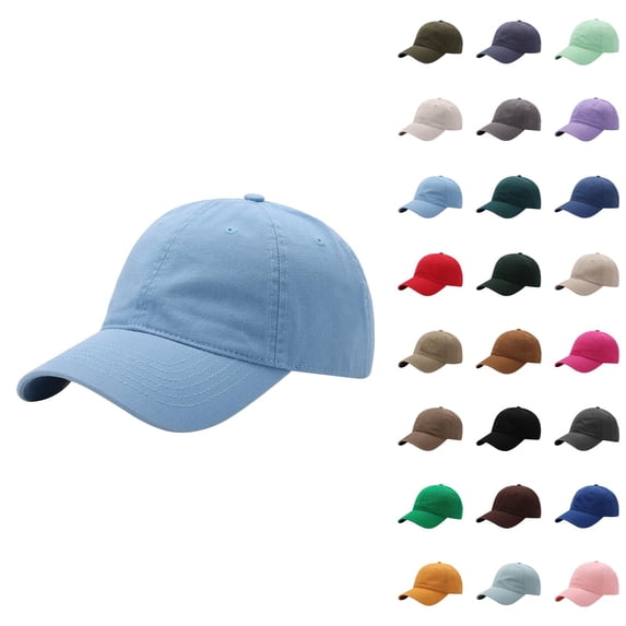 Classic Plain Baseball Cap for Men Women Summer Breathable Dad Hat Sun Hats