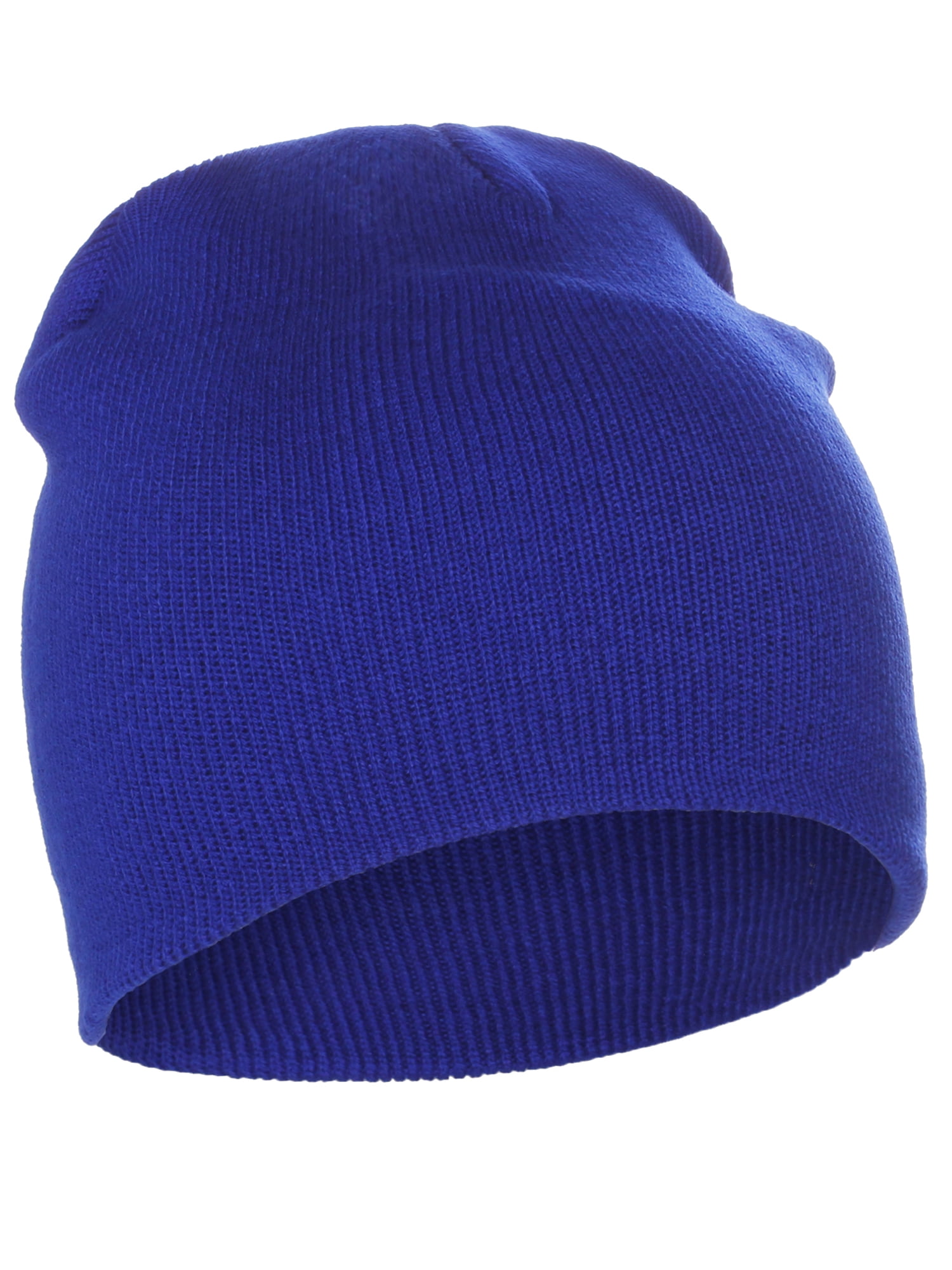 Soft Knit Beanie Hat Classic Cuffless Warm Durable Winter Accessory I&W Hatgear Classic Cuffless Winter Beanie, Solid Heather  main image 4