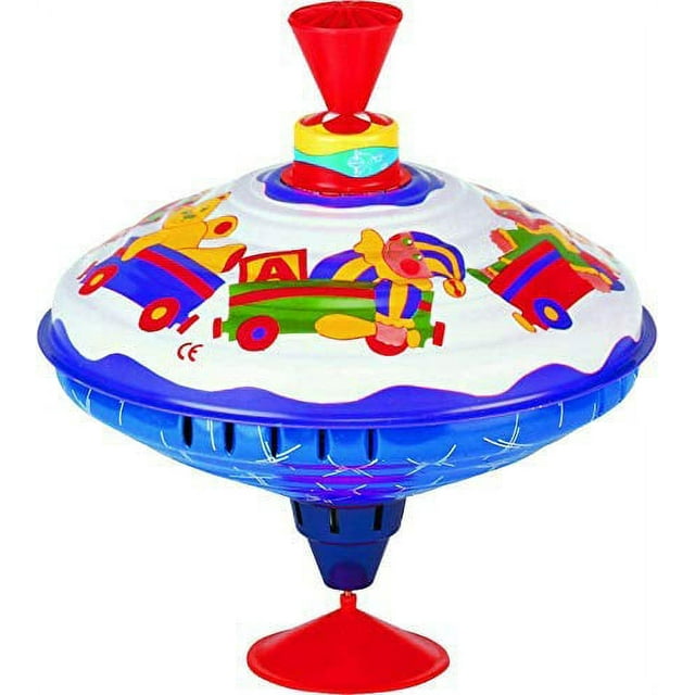Classic Playbox Music Spinning Tin Top Toy from KsmToys by Bolz. The