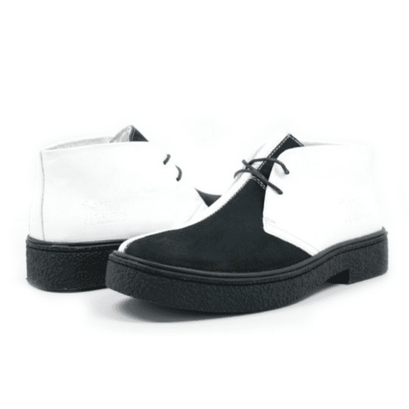 Classic Playboy Chukka Boot Split Toe Leather & Suede