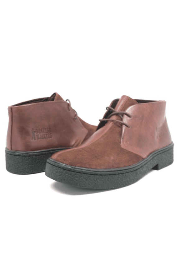 Classic Playboy Chukka Boot Split Toe Leather & Suede