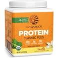 thumbnail image 1 of Sunwarrior Classic Plus Vegan Protein Powder, Vanilla, Organic Protein with BCAA, 375g, 1 of 9