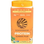 Sunwarrior Classic Plus Protein Vanilla Organic Vegan Protein Powder with BCAA 750g