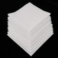 thumbnail image 1 of Classic Pocket Handkerchiefs, 12 Inch Square Cotton Handkerchiefs For Men, Formal Events Daily Use Weddings Business Meetings - 10 Pack, 1 of 6