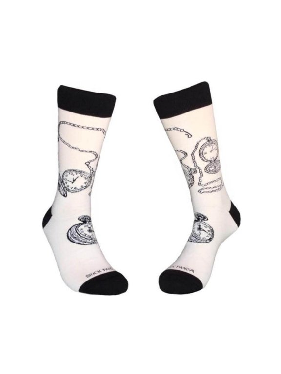 Classic Pocket Watch Socks from the Sock Panda (Adult Large)