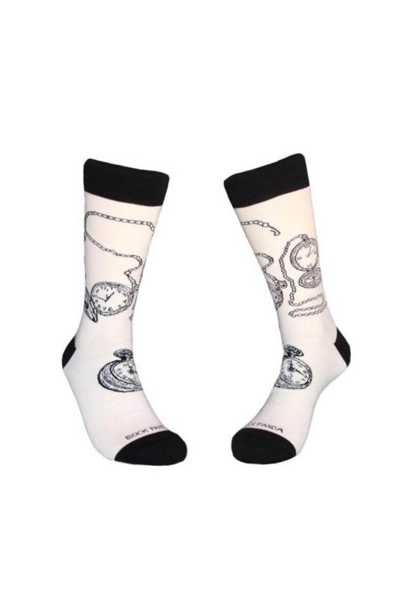 Classic Pocket Watch Socks from the Sock Panda (Adult Large)