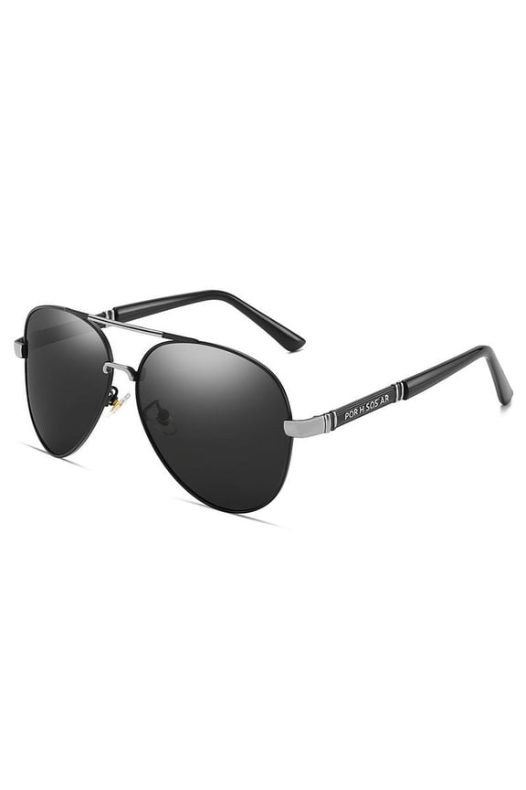 Classic Polarizer Lens Men Women Polarized Pilot Sunglasses Fashion UV400 Gift-Sunglasses-Silver
