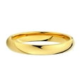 thumbnail image 1 of Classic Polish Gold Tungsten Wedding Ring, 1 of 3
