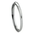 thumbnail image 1 of Classic Polish Silver Tungsten Wedding Ring, 1 of 2