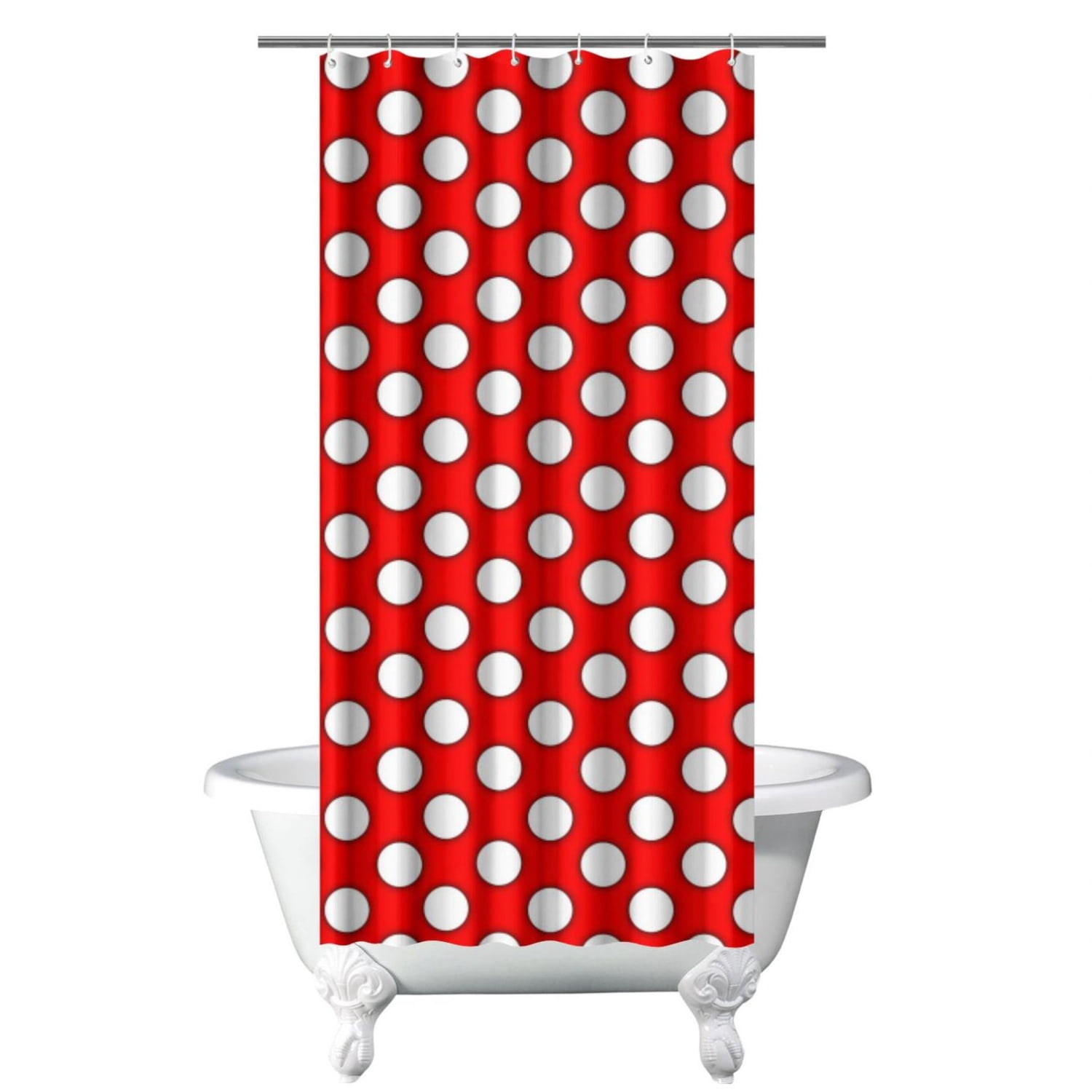 Classic Polka Dot Shower Curtain Polka Texture Retro Dots Vintage Polka