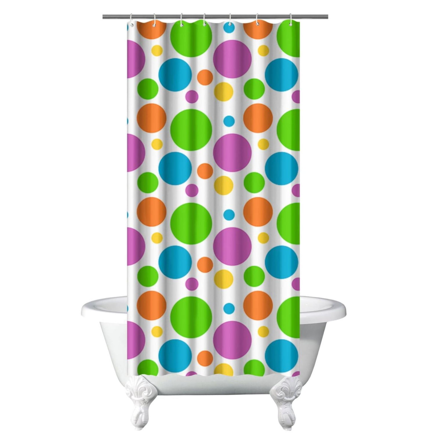 Classic Polka Dot Shower Curtain Polka Texture Retro Dots Vintage Polka