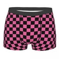 thumbnail image 1 of Classic Pop Art Geometric Checkerboard Underwear Stretch Checkered Plaid Boxer Briefs Shorts Panties Soft Underpants For Homme, 1 of 4