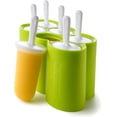 thumbnail image 1 of Classic Pop Molds, 6 Easy-release Popsicle Molds With Sticks and Drip-guards, BPA-free, 1 of 8