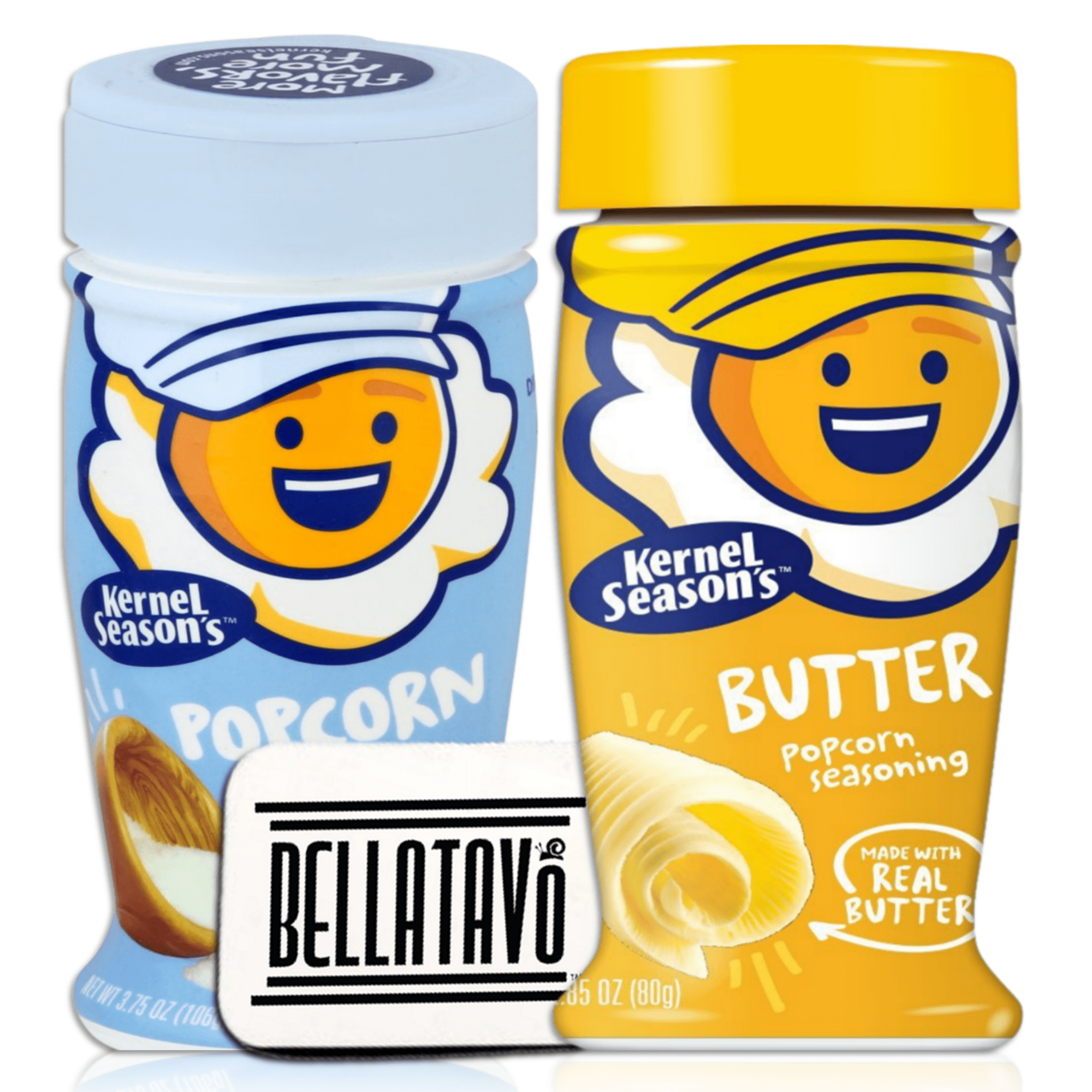 Classic Popcorn Seasoning Flavors Bundle. Includes Two Popcorn Shaker