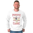 thumbnail image 1 of Classic Popeye Vintage Varsity Long Sleeve TShirt Men Women Brisco Brands S, 1 of 5