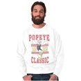 thumbnail image 1 of Classic Popeye Vintage Varsity Sweatshirt for Men or Women Brisco Brands S, 1 of 6