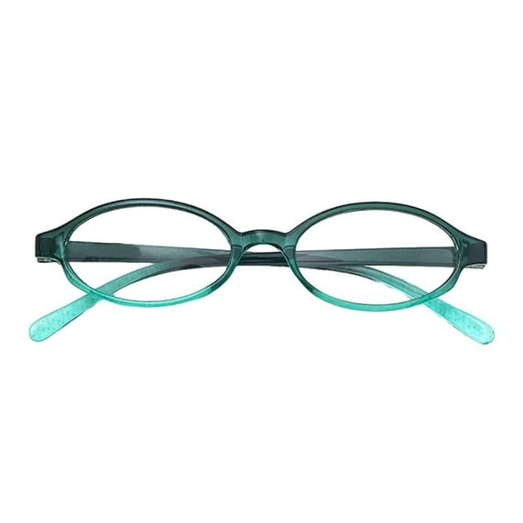 Classic Portable Blue Ray Blocking Optical Spectacle Eyeglass Men Women Ultralight Computer Goggles Frame Eyewear Anti-Blue Light Glasses Round Eyeglasses GREEN BLUE FILM