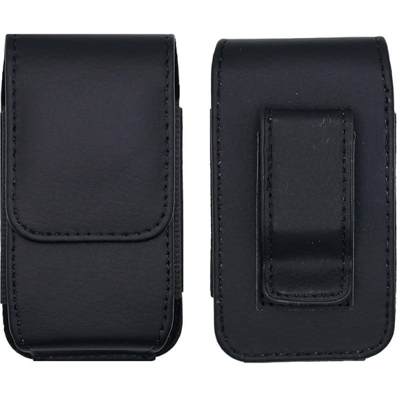 Classic Pouch with Belt Clip for Dexcom G6 (G7) Receiver (Vertical1/BLACK)