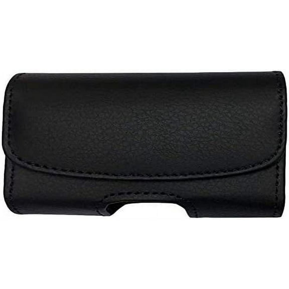 Classic Pouch with Belt Clip for Dexcom G7 Receiver (Horizontal2/BLACK)
