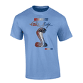 thumbnail image 1 of Classic Power and Timeless Elegance: Shelby Cobra Snake Signature Automotive Short Sleeve Adult Graphic T-Shirt-Carolina-xl, 1 of 1