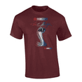 thumbnail image 1 of Classic Power and Timeless Elegance: Shelby Cobra Snake Signature Automotive Short Sleeve Adult Graphic T-Shirt-Maroon-6xl, 1 of 1