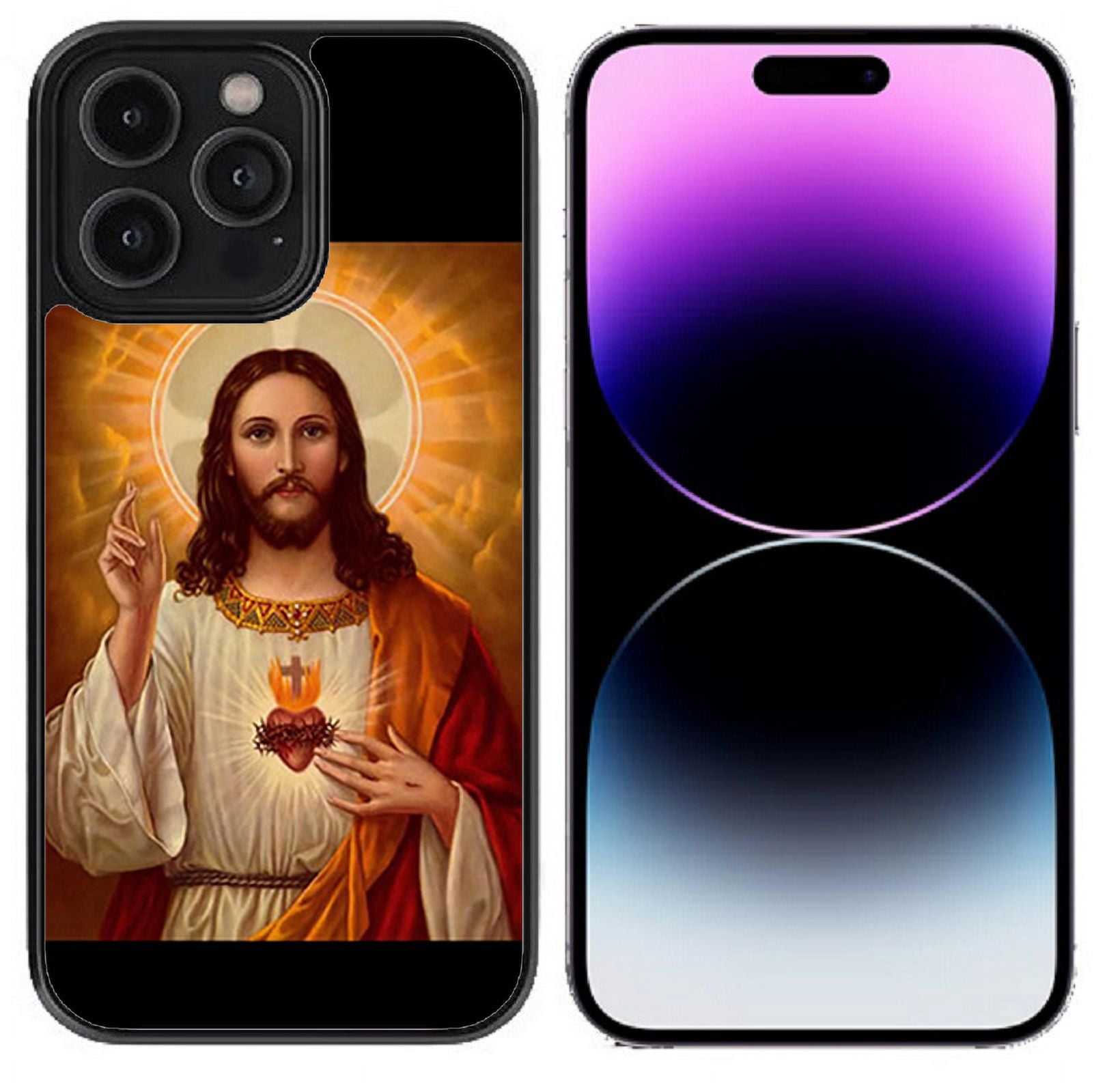 Classic Print Protective Phone Case Cellphone Cover for iPhone 14 for iPhone 13, ALWAYS JESUS