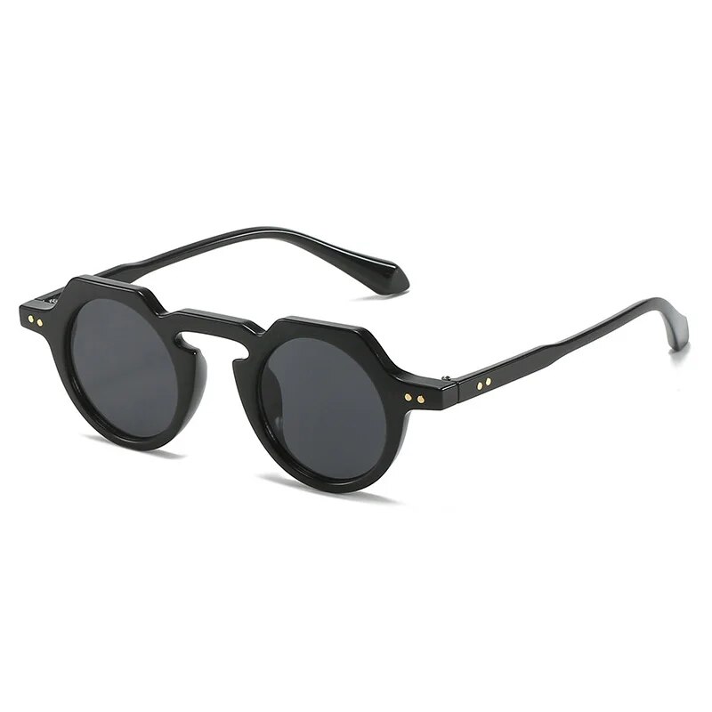 Classic Punk Round Sunglasses For Men Fashion Goggle Sun Glasses Women