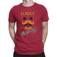 thumbnail image 1 of Classic Pure Gentleman - Vintage Mustache Bow Tie Men's T-shirt, 1 of 4