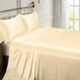 thumbnail image 1 of Classic Pure Mulberry Silk satin bedsheet set, 1 of 7