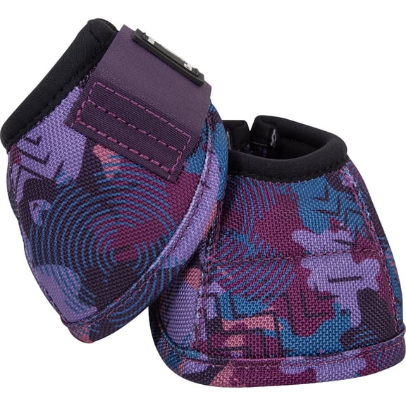 Classic Equine Purple Camo Dyno No Turn Bell Boot Purple Camo MEDIUM