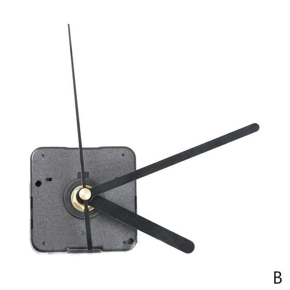 Classic Quartz Clock Movement Mechanism Black Metal Parts Kit Repair DIY D1I6