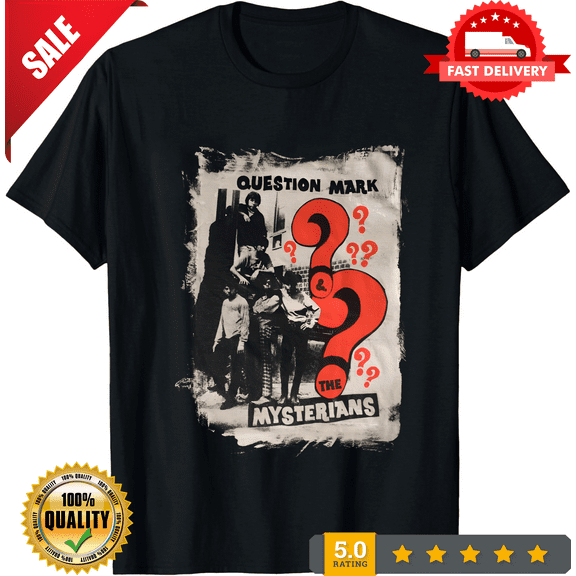 Classic Question Mark & the Mysterians Punk Rockers Unisex T-Shirt Full Size BO115, LIMITED EDITION-TH67475