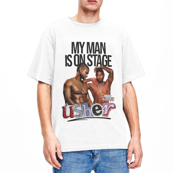 Classic R&B and Hip-Hop Graphic Tee, Soft Cotton Urban Casual Shirt Hip-Hop Fan Merch, Concert Apparel, Music RnB Singer Shirt WHITE