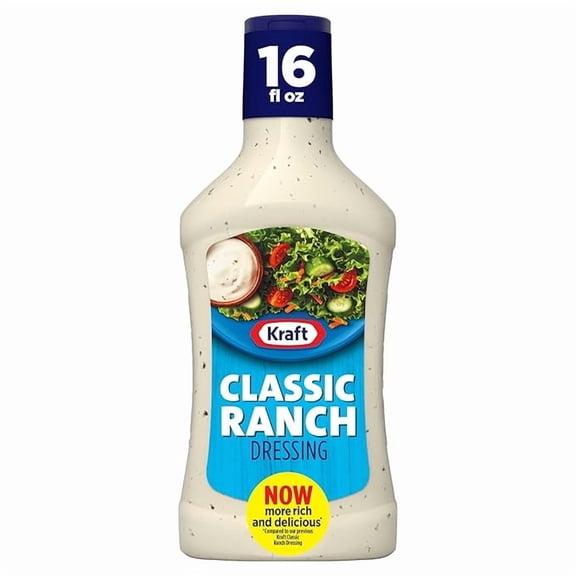 Classic Ranch Dressing, 16 fl oz Bottle Pack of 1