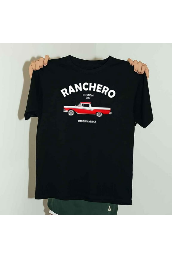 Classic Ranchero Fifty Seven Automotive Graphic Unisex T-Shirt up to 5XL