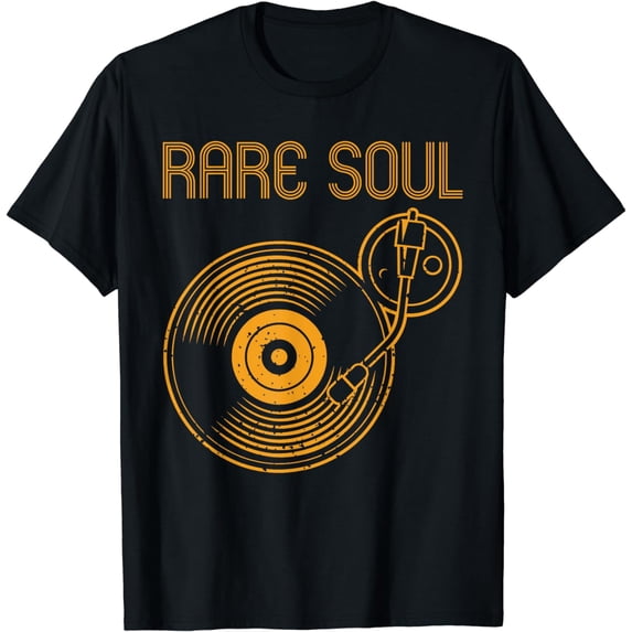 Classic Rare Soul Music Vintage Style DJ Turntable Gift Short T-Shirt