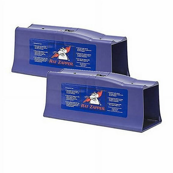 Rat Zapper Classic Electric Rat Trap - Indoor Zapper - 2 Pack