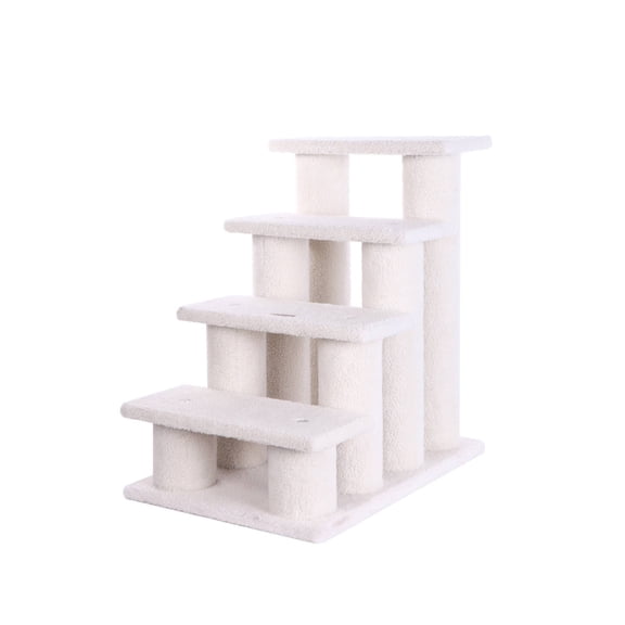 Classic Real Wood Jackson Galaxy Approved, Four Step Cat Tower - Ivory