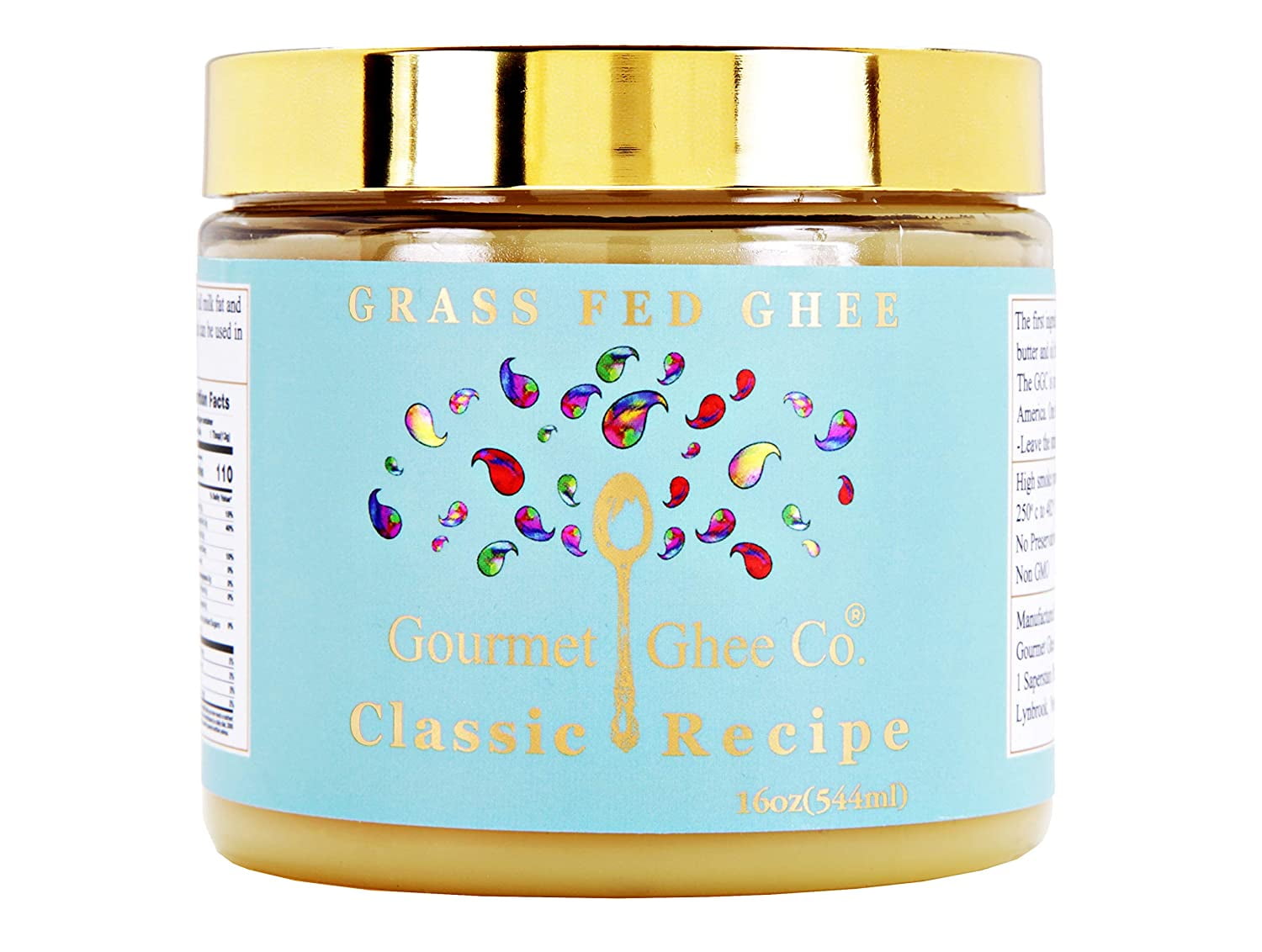 Classic Recipe Ghee Butter, By The Gourmet Ghee Company. Grass Fed
