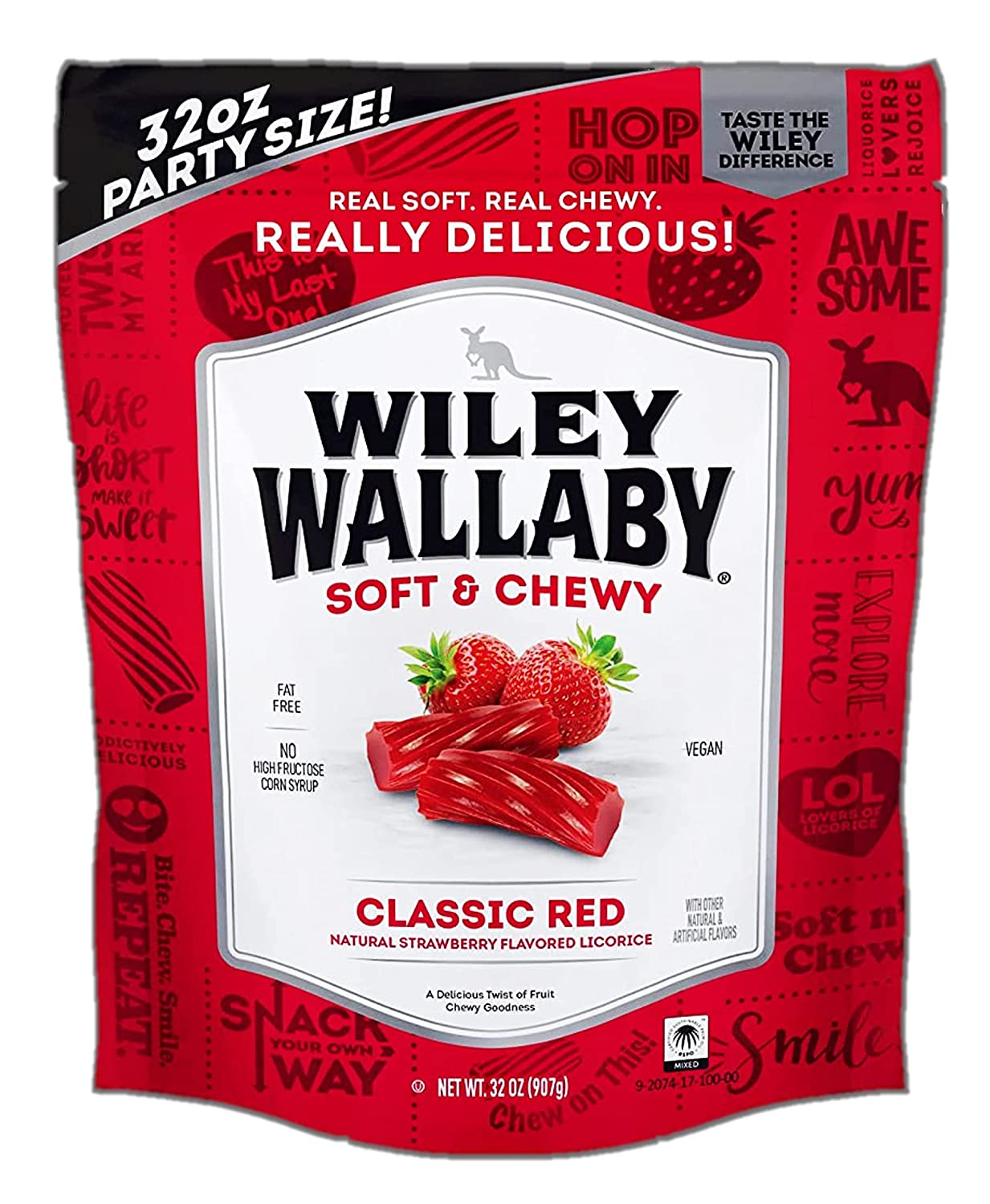Classic Red Licorice, 32 Ounce Resealable Bag