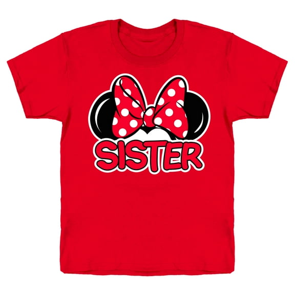 Classic Red Minnie Sister Shirt XS (4-5)
