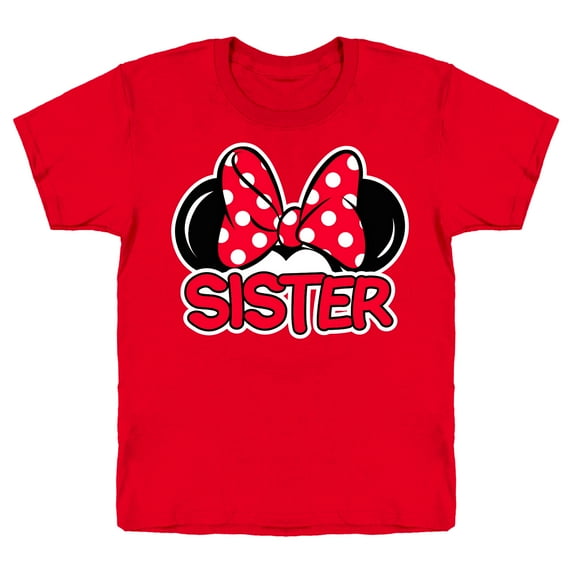Classic Red Minnie Sister Shirt XS (4-5)