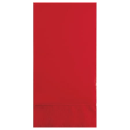 Classic Red Paper Guest Towels 48 Count for 24 Guests
