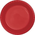 thumbnail image 1 of Classic Red Plastic Dessert Plates, 20-Pack, 1 of 2